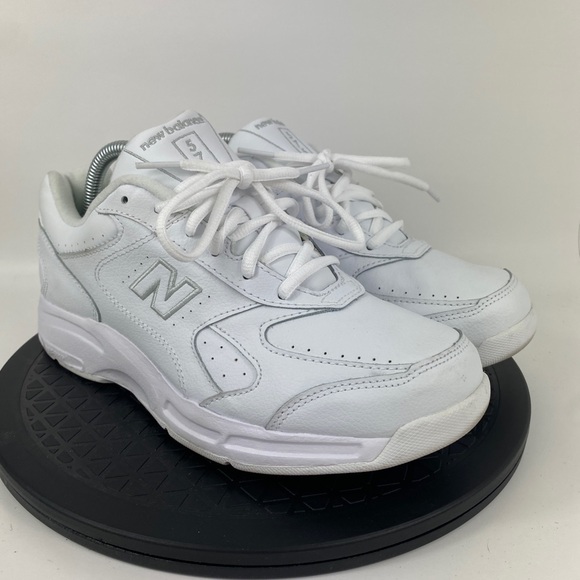 New Balance 575 White Leather Walking Comfort Shoes MW575WT Men's Size 7.5 D - Picture 3 of 12